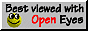 'Best Viewed with Open Eyes' gif button 88x31